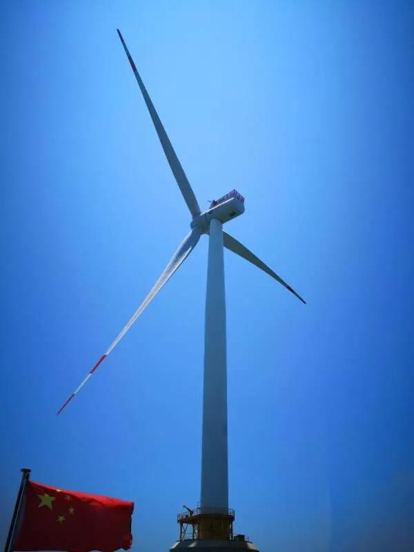在过去的一个月,上海电气6mw海上风机单台发电量数据十分抢眼.